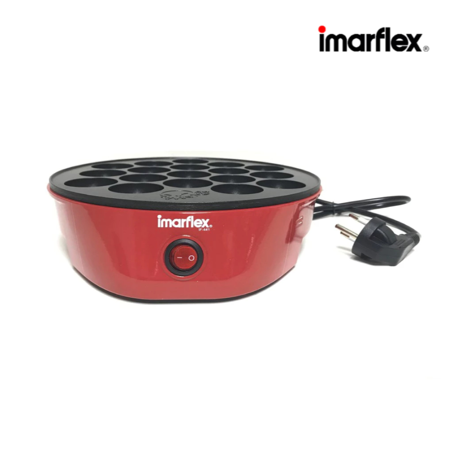 IMARFLEX เตาย่างแบบหลุม ทาโกะยากิ รุ่น IF-441 เคลือบสาร Non-stick ขนาด 18 หลุม