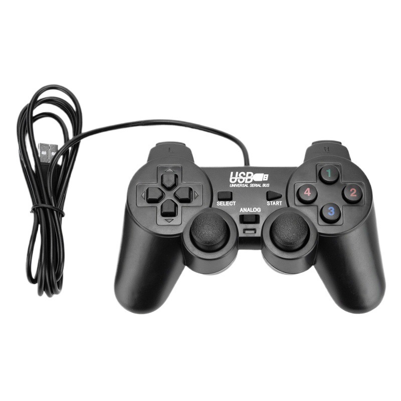 จอยเกมส์ จอยสำหรับเล่นเกมส์ แบบใช้สาย USB สำหรับคอมพิวเตอร์ TTUSB DUAL SHOCK 2 DUAL ANALOG