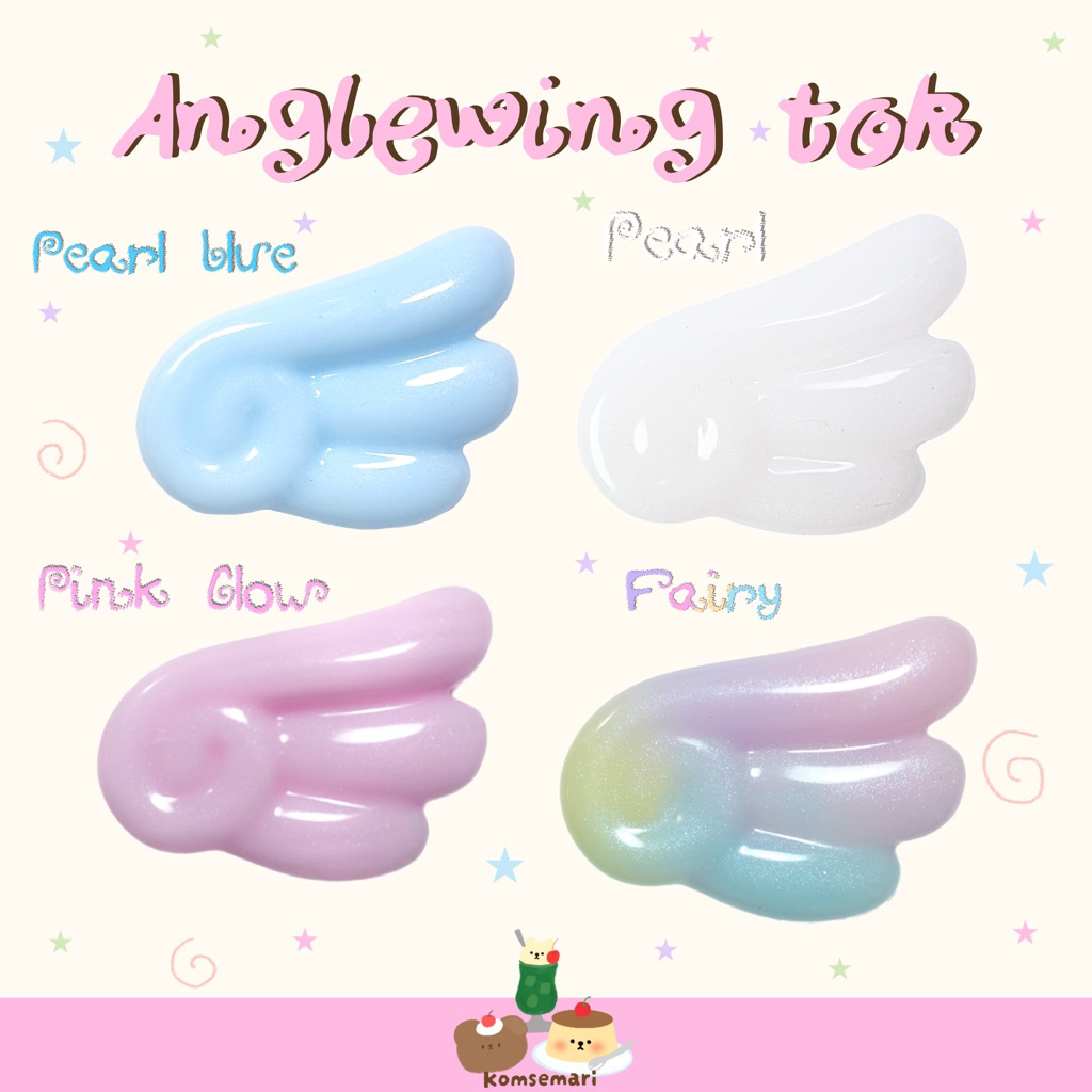 Anglewing Griptok Resin เรซิ่น กริ๊บต๊อกปีกนางฟ้า ที่ยึดมือถือ Magsafe | Komsemari