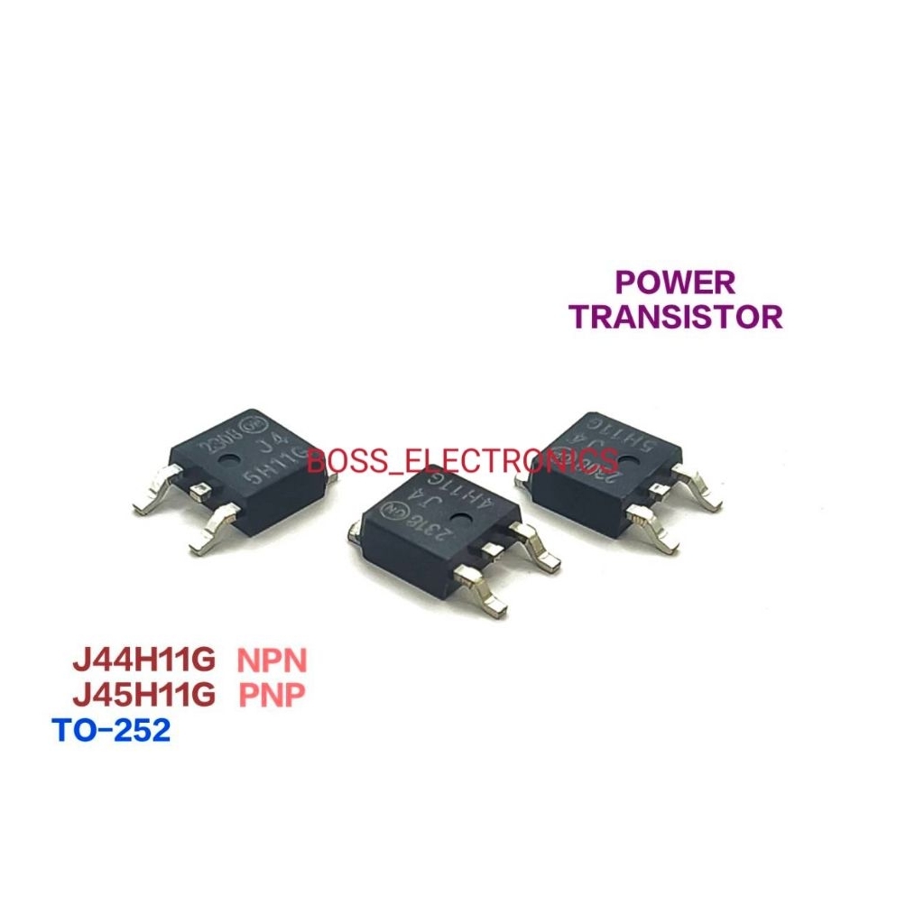 ราคา 1ตัว👉👉J44H11G J45H11G 44H11G 45H11G 4H11G 5H11G POWER TRANSISTOR TO-252 10A 80V ทรานซิสเตอร์ MJ