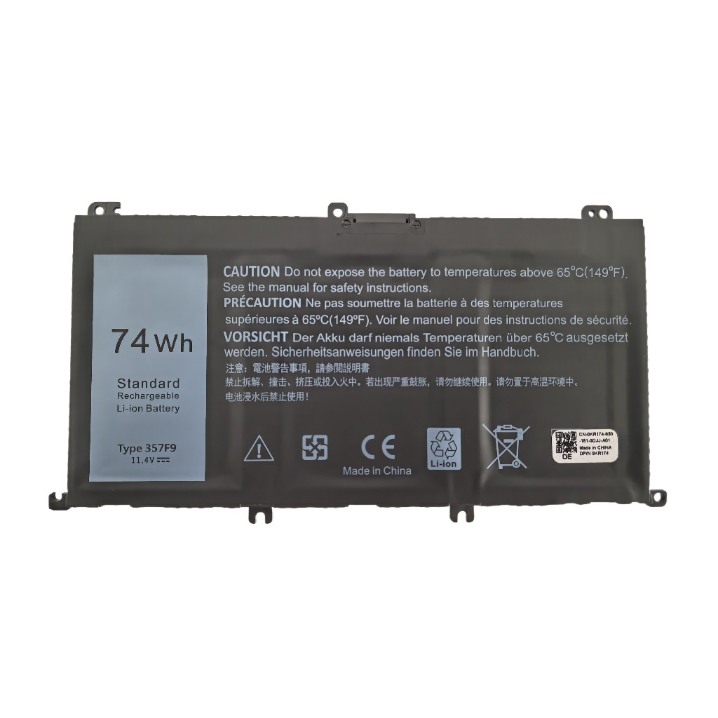 D.ell Inspiron Laptop Battery for 15 (7557 7559 7566 7567) 71JF4 357F9 0GFJ6