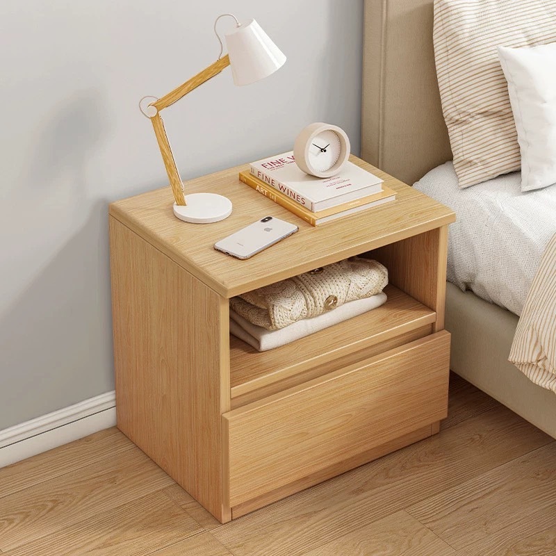 Bed side ตู้ลิ้นชัก ตู้เก็บของข้างเตียง ตู้หัวเตียงนอน ขนาด 48*40*48 cm มี2สี