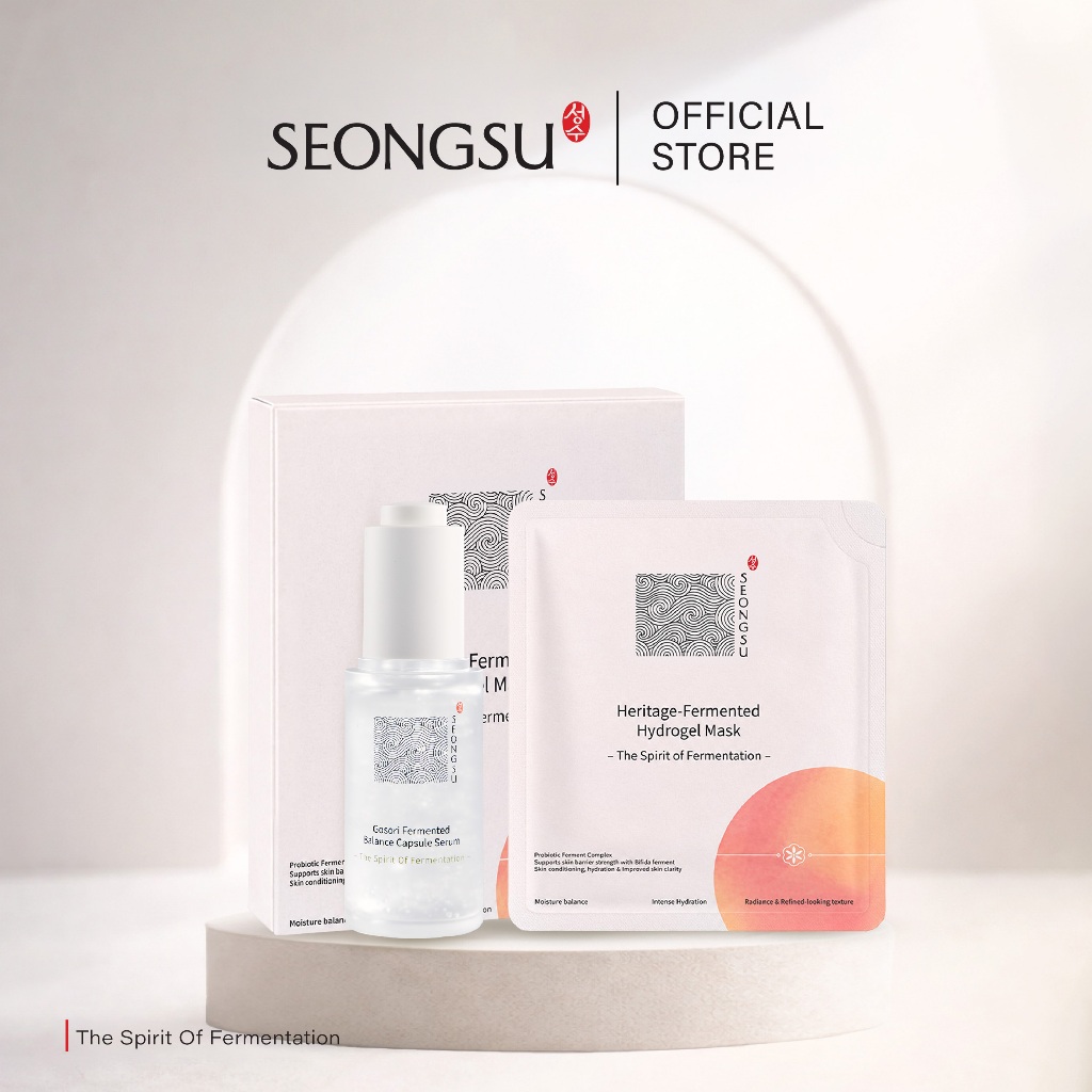 Seongsu Gosori Serum & HERITAGE FERMENTED HYDROGEL MASK