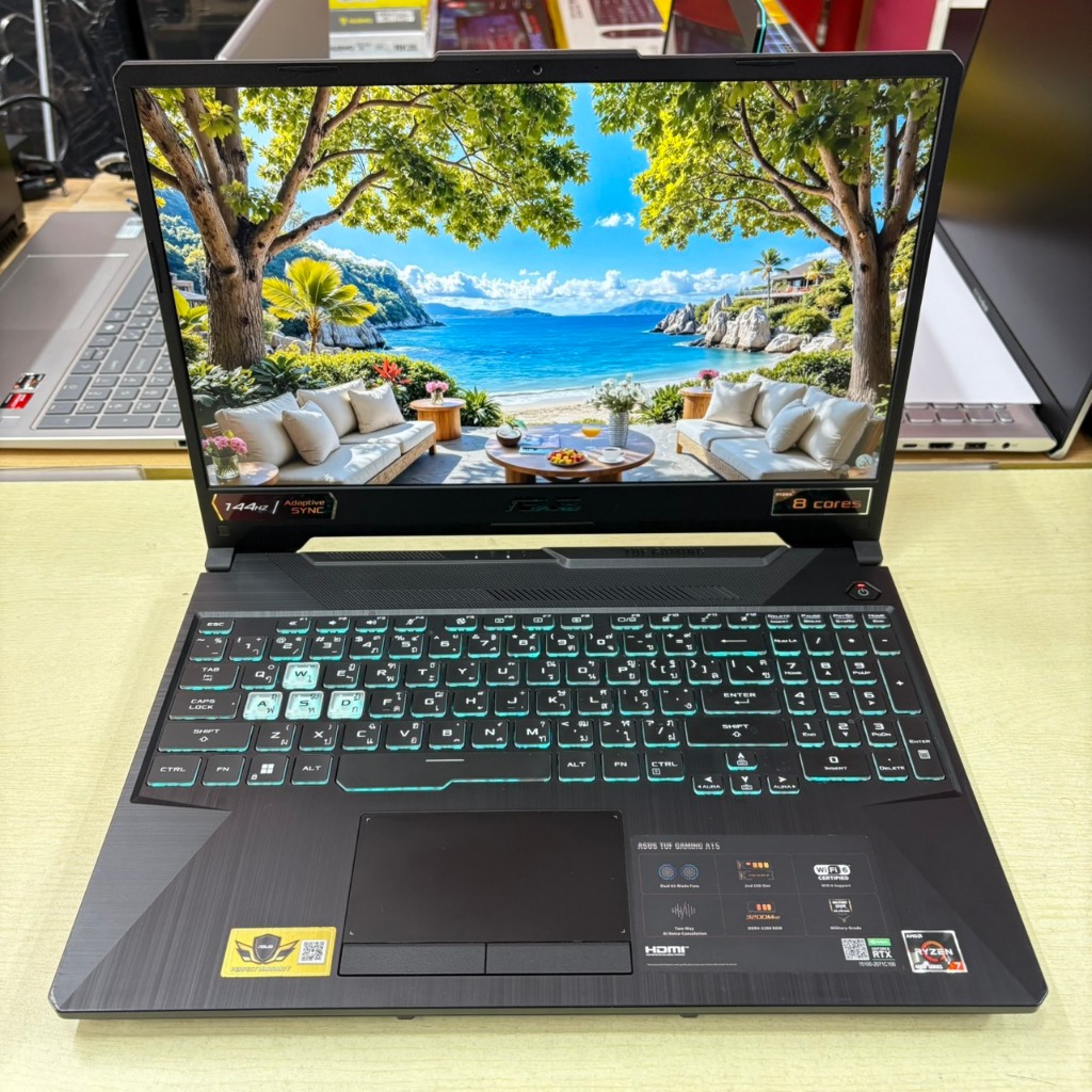 ASUS  TUF  GAMING  A15  FA506ICB - HN103W  สภาพเครื่อง  85%