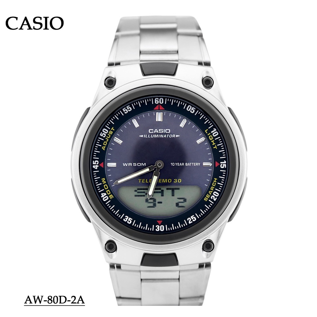 Casio Analog-Digital Aw-80d-2a