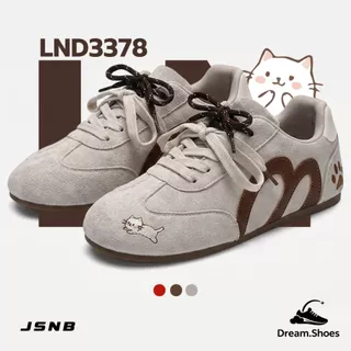 JSNB รองเท้าผ้าใบ รองเท้าผู้หญิงสไตล์เกาหลี พื้นนุ่ม ใส่สบาย นน.เบา พร้อมส่ง [LND3378]