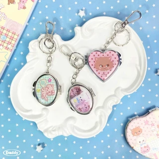 DADDY | Purrkats Mirror Keychain พวงกุญแจกระจก สุดน่ารัก