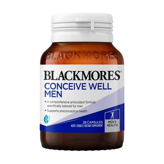 Blackmores Conceive Well Men Energy Support Vitamin 28 Tablets วิตามินเตรียมพร้อมการมีบุตรสำหรับคุณผู้ชาย