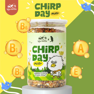 อาหารนก ธัญพืชคัดพิเศษ 12 ชนิด สูตรนุ่มฟู กินง่าย ไขมันต่ำ สำหรับนกเล็ก Forpus Finch Budgie ChirpDay Plus+