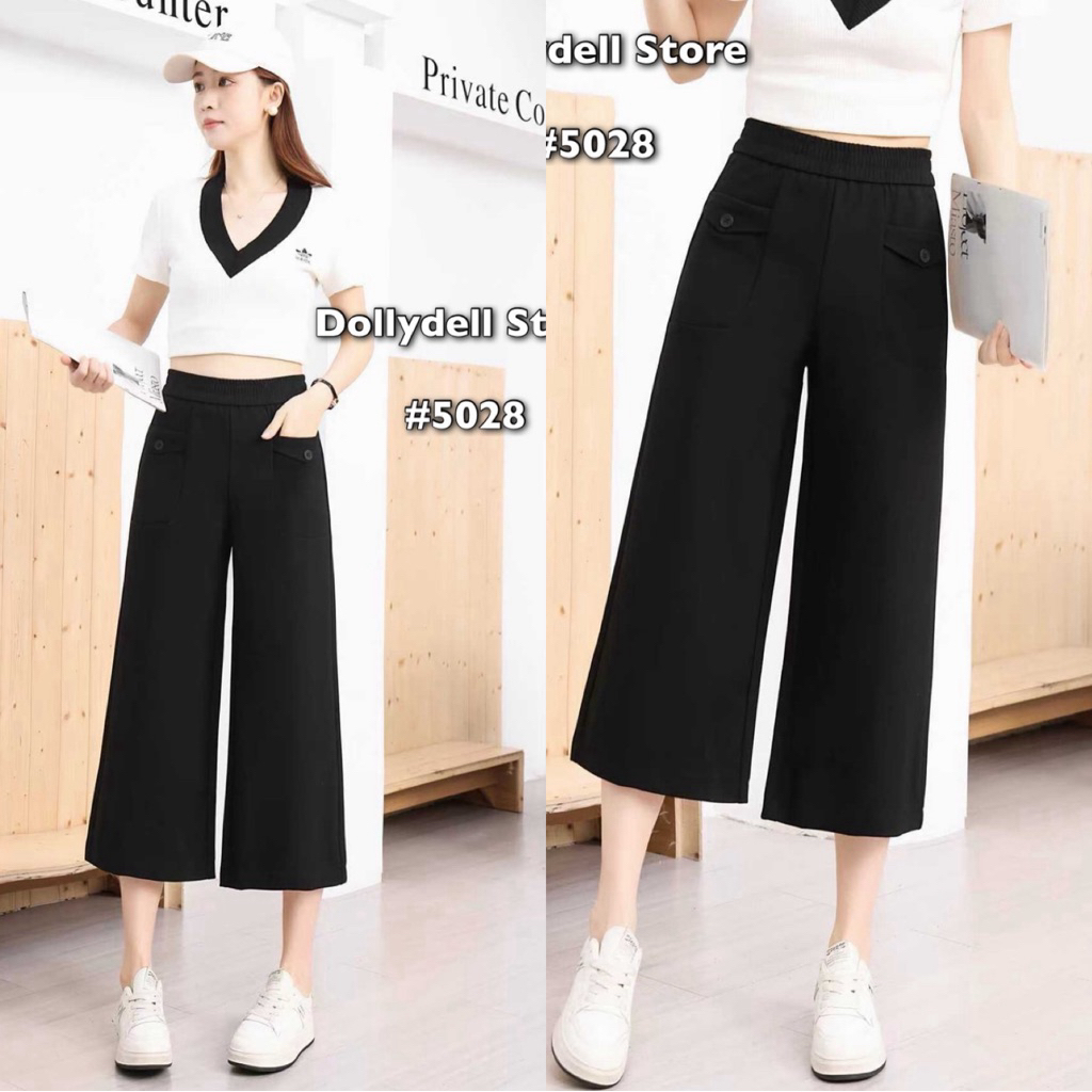 5028  กางเกงทรงตรง5ส่วน