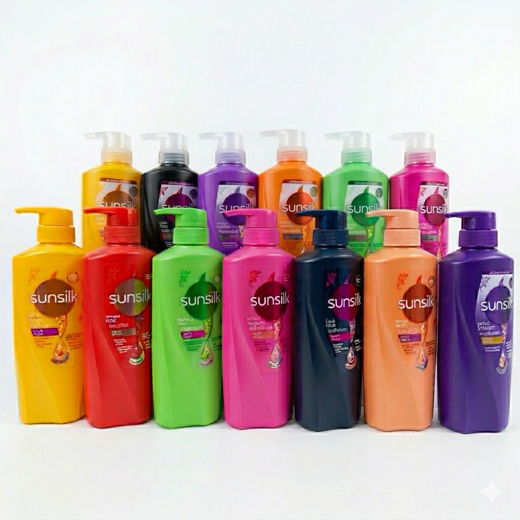 Sunsilk ซันซิล แชมพู325มล. ครีมนวด300มล.ยาสระผม ครีมนวดผม