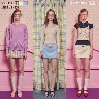 Bemingskirt090(S-3XL)-Nabi Mini Skirt - กระโปรงทรงเอดีไซน์เรียบใส่ง่ายแบบหยิบมาแมตช์ได้ทุกวัน