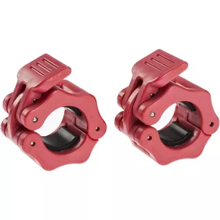 2ชิ้น ตัวล็อคคานบาร์เบล ขนาด25mm Barbell Buckle Barbell Clamps คลิปบาร์เบลปลดเร็ว บาร์ดัมเบล คลิปพลาสติก