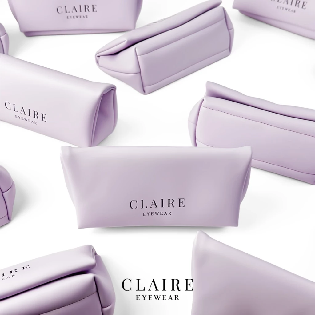 CLAIRE : Gummy Glasses Bag สี Grape — กระเป๋าแว่นสุดนุ่มนิ่ม | Limited Edition