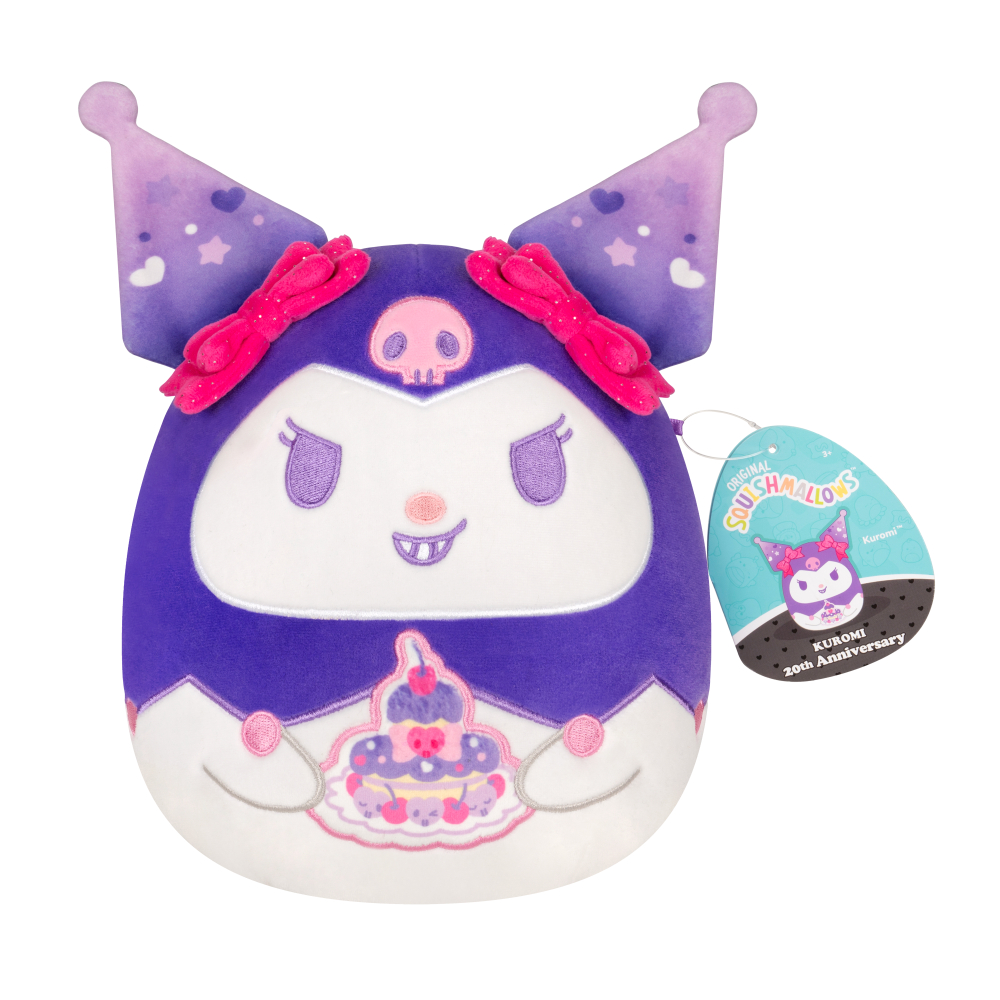 SQUISHMALLOWS 10" KUROMI - MY MELODY 20TH ANNIVERSARY ตุ๊กตาขนาด 10 นิ้ว