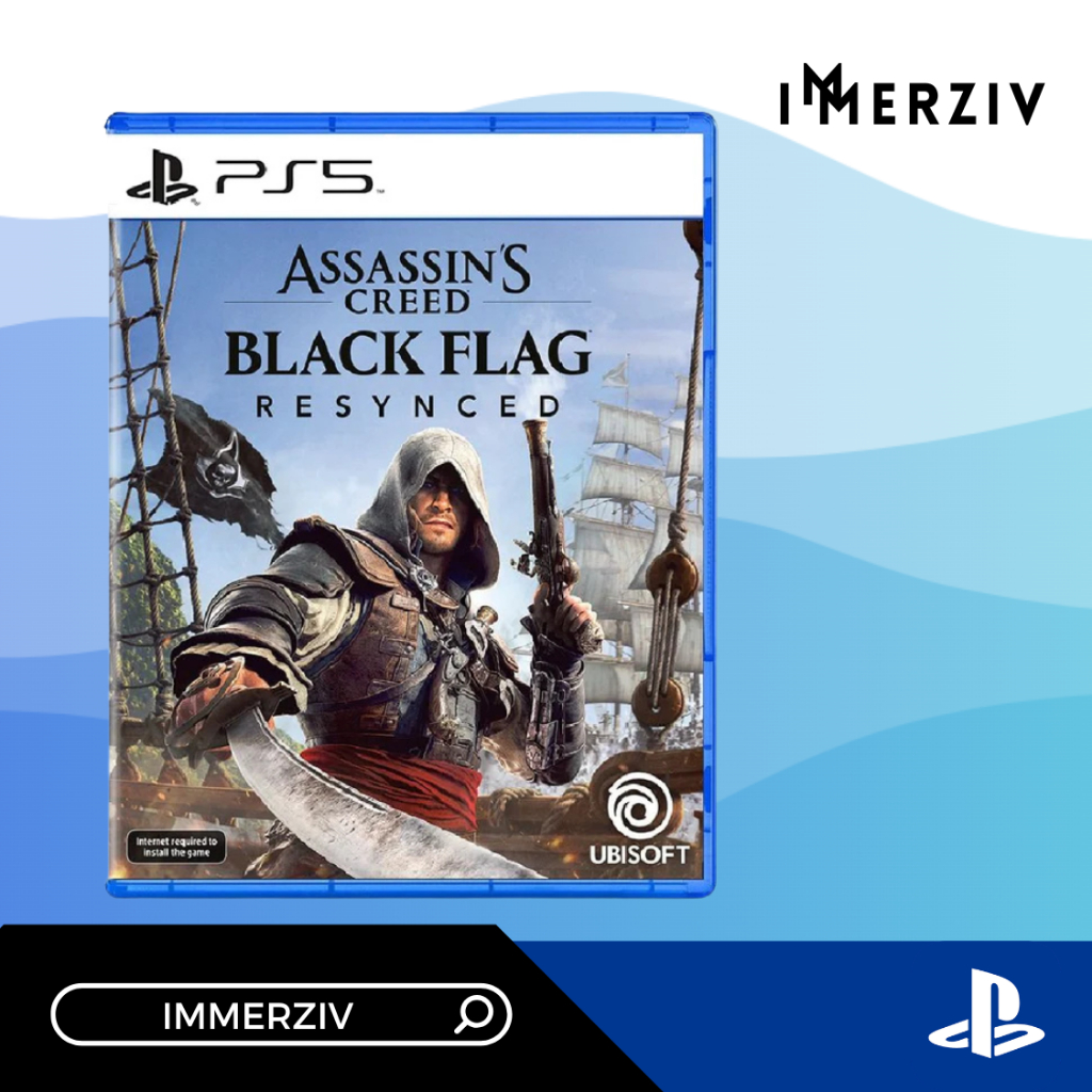 (พร้อมส่ง) PS5 ASSASSINS'S CREED BLACK FLAG RESYNC (STANDARD/COLLECTOR) (R3/ASIA) (ENG) (BY IMMERZIV)