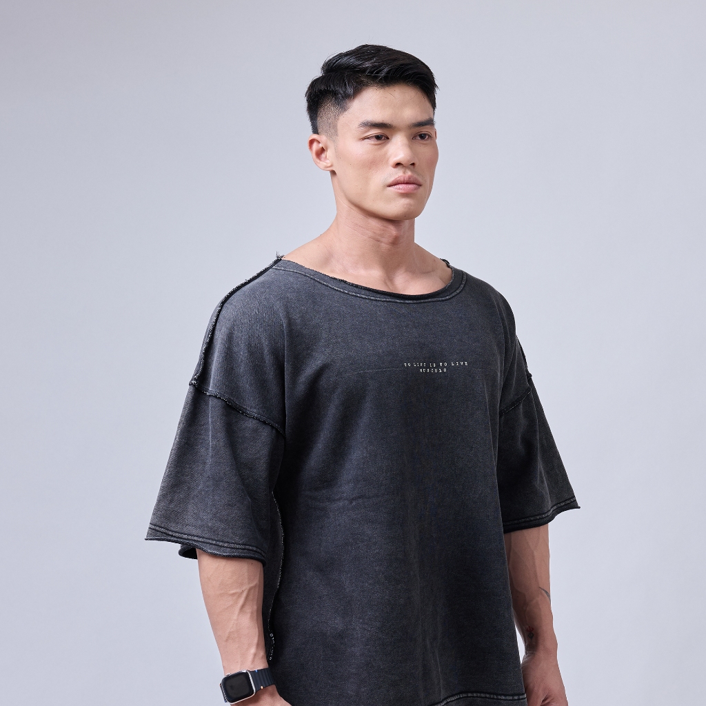 Musculo Wide Neck Tee เสื้อยืดโอเวอร์ไซส์ทรงเปิดโหนก