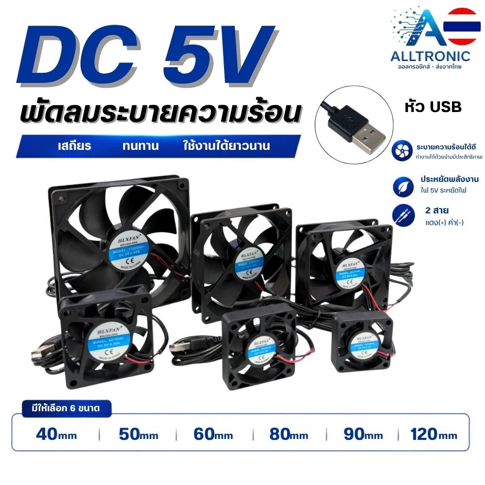 พัดลมระบายความร้อน 12V, 220V หลายขนาด UNION, MITSUMI พัดลม พัดลมระบายอากาศ 1.5 2 2.5 3 3.5 4.5 นิ้ว