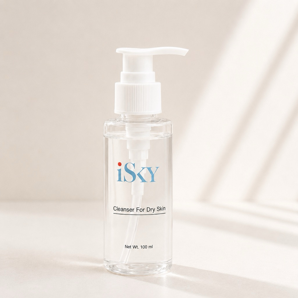 iSKY Cleanser for Dry | เจลล้างหน้า สูตรสำหรับผิวแห้ง ผิวแพ้ง่าย  อ่อนโยน ไม่แห้งตึง 100 ml