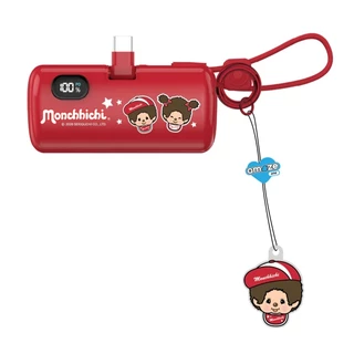 [เข้าใหม่] [ส่งไว] [ของแท้] Monchhichi Power bank 5000 mAh ชาร์จเร็ว 22.5W รุ่น A-MCB005 ลิขสิทธิ์แท้มอนชิชิ