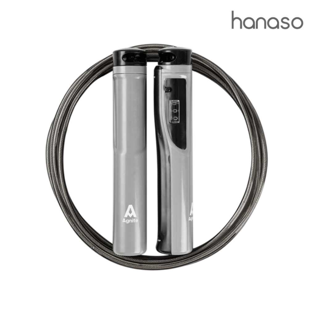 Hanaso เชือกออกกำลังกาย ที่กระโดดเชือกไร้สาย  อุปกรณ์ฟิตเนส Jump Rope สำหรับออกกำลังกายที่บ้าน