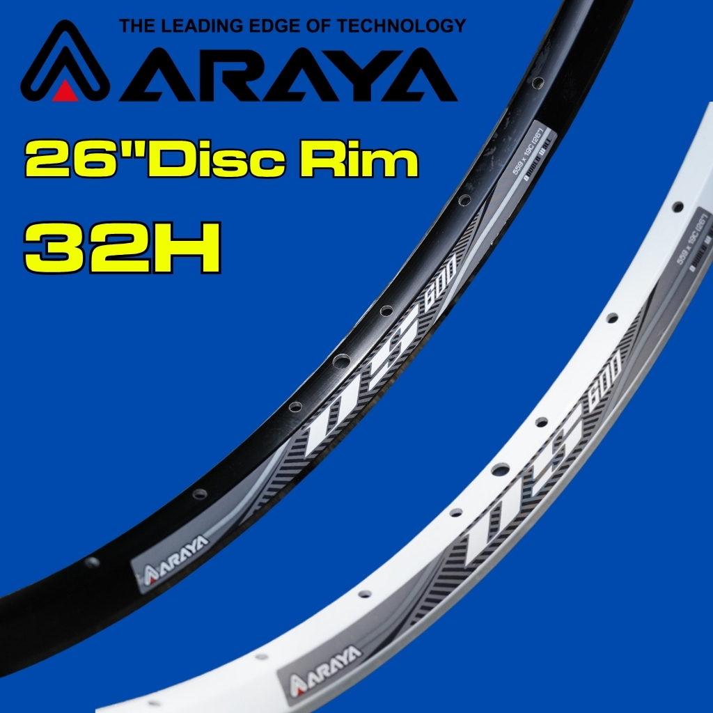 ขอบล้อ 26" ดิสเบรค Araya DS-600 (32/36รู)