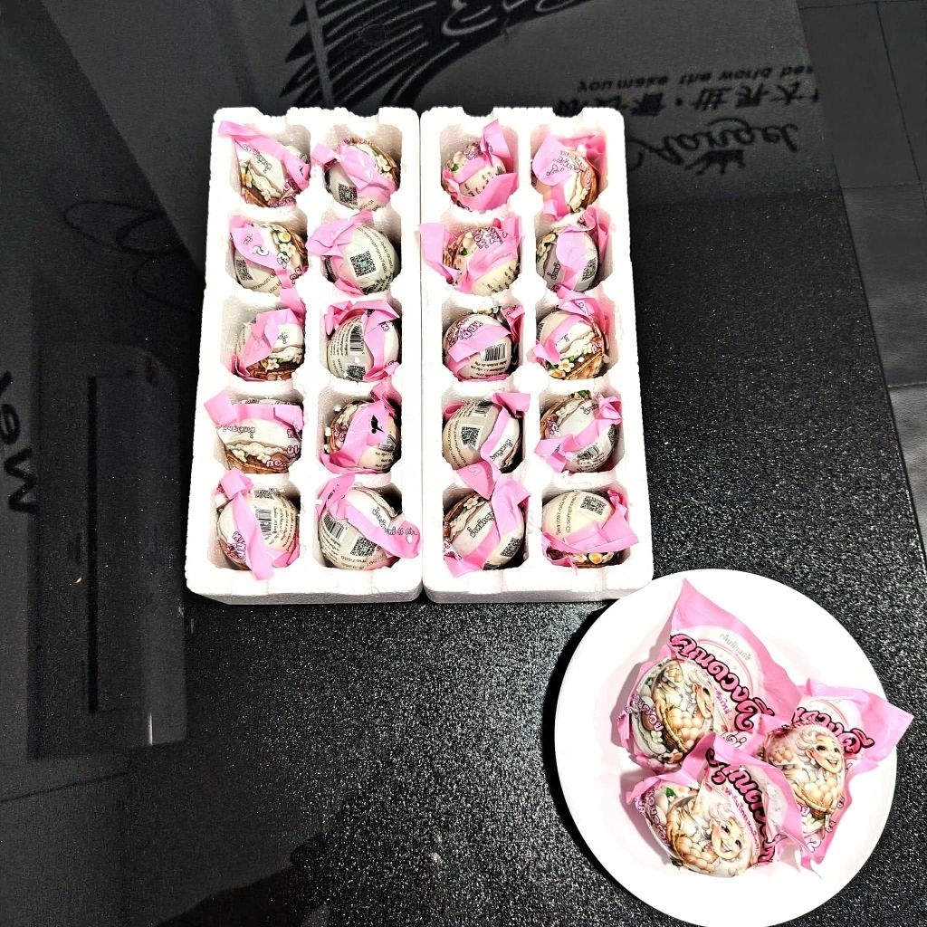 ไข่ระยะ 2 ไข่เป็ดเวียดนาม ไข่ไก่ลูกอ่อน ไข่ลูกไก่ ไข่ทองสีชมพู