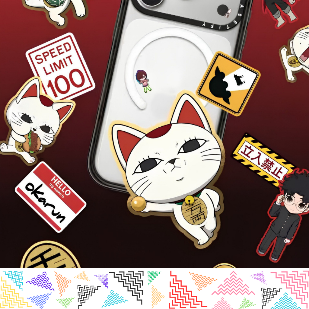 CASETiFY | DAN DA DAN Sticker Custom Case | SEIKO [DAN DA DAN] For iPhone Samsung แท้