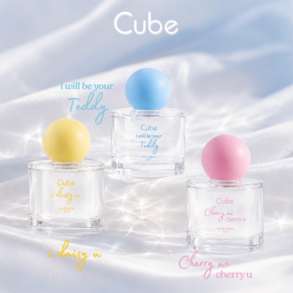 น้ำหอม Cube EDP 30 ml หอมสะอาด ติดทน 3 สไตล์