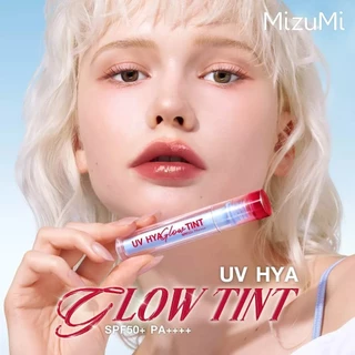 ถูก/แท้/มีไลฟ์ ลิป MizuMi UV Hya Glow Tint SPF50+ PA++++ ลิปทินท์กันแดด ทินท์ ลิปทิ้น ปากฉ่ำ ฉ่ำวาว ชุ่มชื้น ติดทน