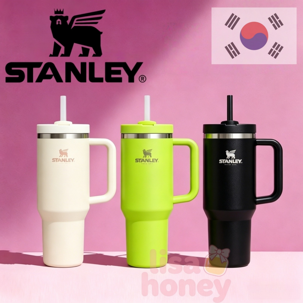 ส่งฟรี Stanley Quencher 40oz สแตนเลส 304 ไม่รั่วซึม เก็บอุณหภูมิยาวนาน ของแท้100%