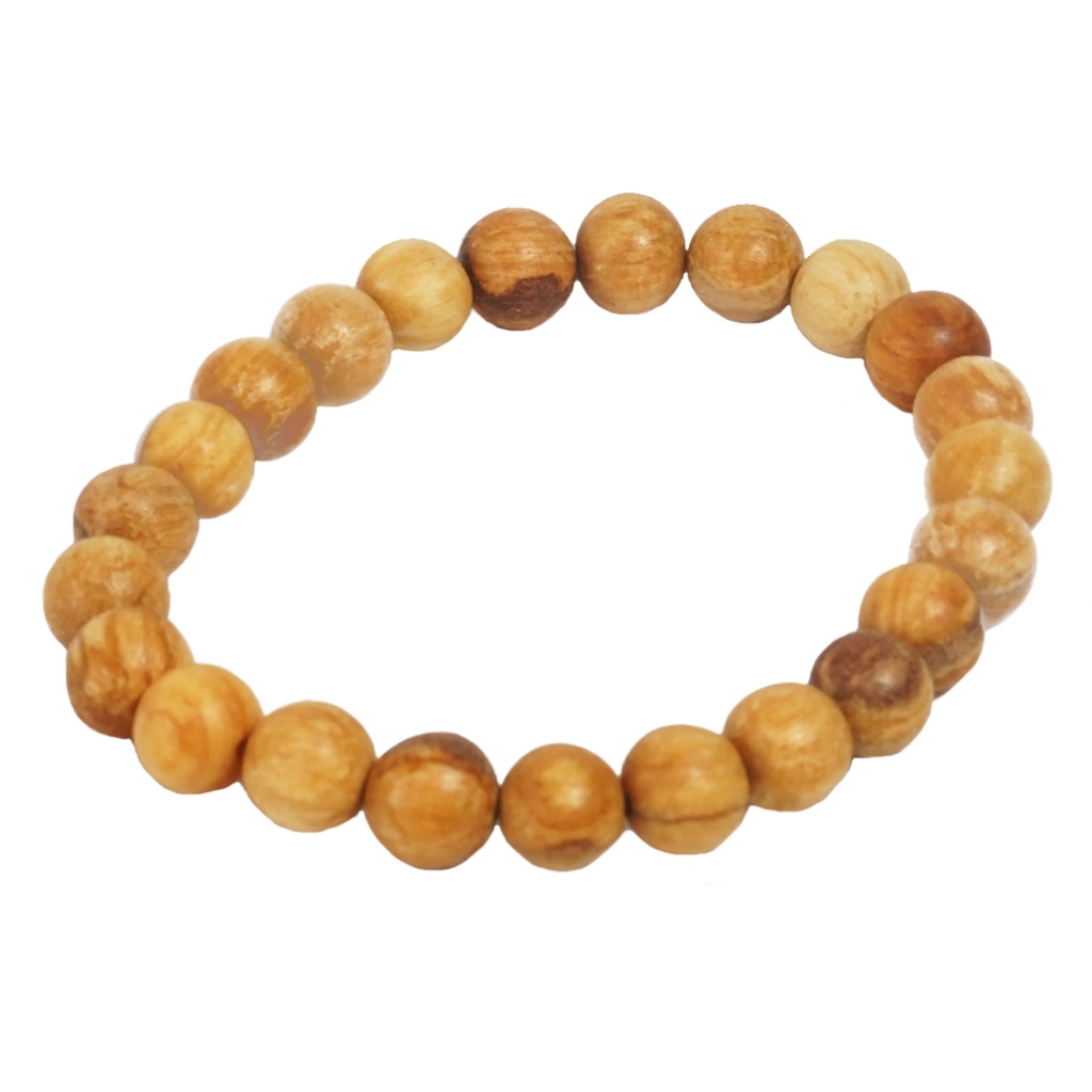 NATURAL EFE | BRACELET HANDMADE PALO SANTO WOOD | สร้อยข้อมือลูกปัด ไม้หอม พาโล ซานโต SYM SYM