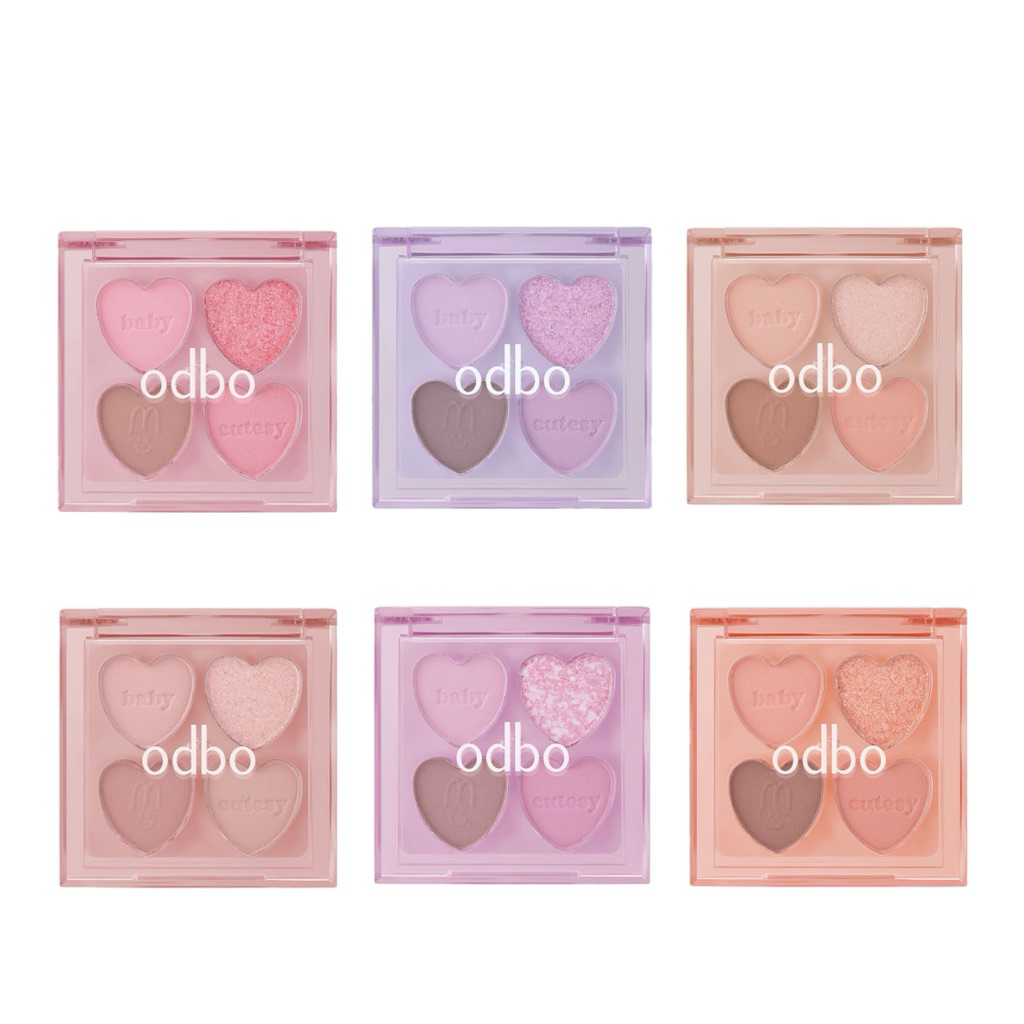 OD2035 อายแชโดว์ เบบี้ คิ้วท์ซี่ พาเลท odbo palette 1.8g.