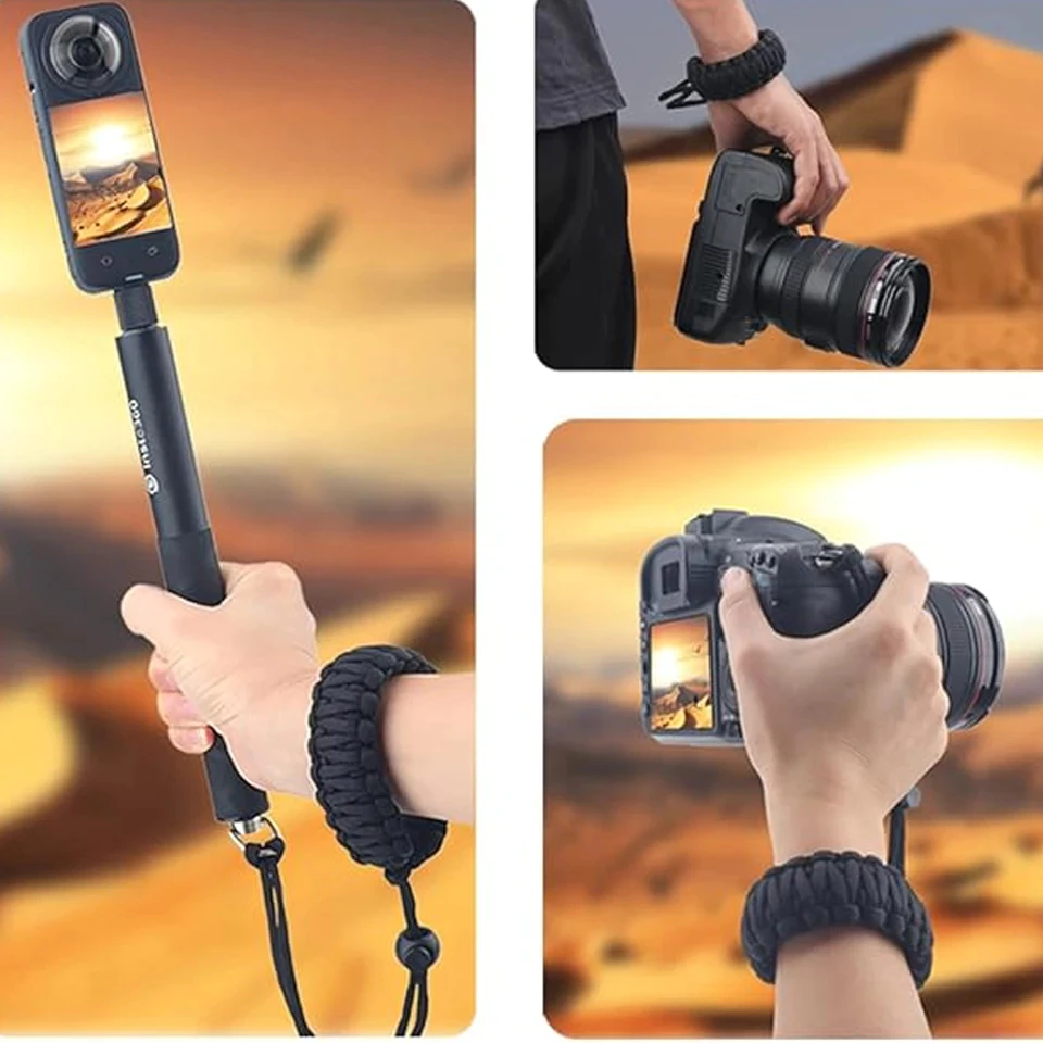 สายคล้องข้อมือกล้อง DJI Pocket4/4P/Insta360/GO PRO Anti-loss Adjustable Lanyard 1/4 Screw Universal Action Camera thumbnail 10
