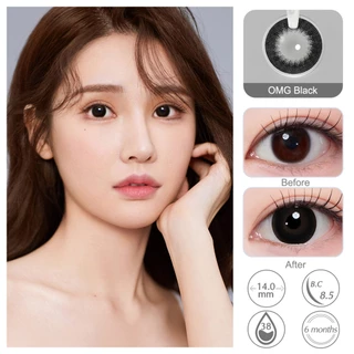 Magister Realcon คอนแทคเลนส์ 6 เดือน Mini Olivia Brown / Gray ขนาดมินิ ลายฮิต สายตาสั้น