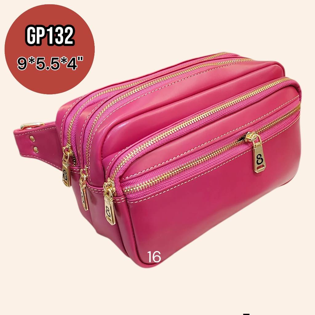 GPBAGS กระเป๋าคาดเอวเงินล้าน ขนาด 9 นิ้ว รุ่น GP132