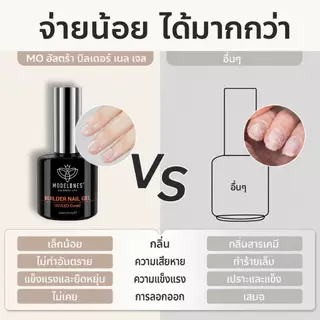 Modelones เจลบิวเดอร์ 7-IN-1 สำหรับต่อเล็บ เสริมความแข็งแรง เพิ่มความหนา สูตรพิเศษ