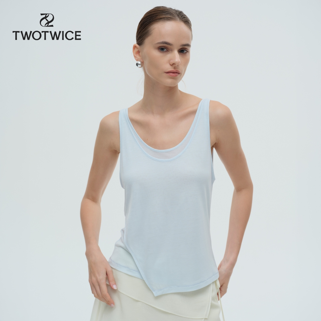 (พร้อมส่ง) Twotwice - Nordic Base Tank Top - เสื้อกล้าม Layer