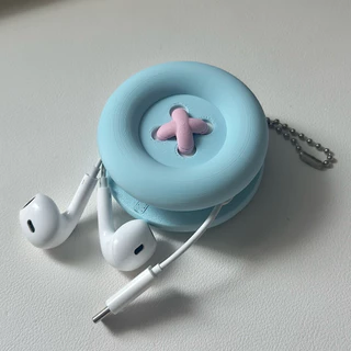 Earphone Organizers ที่เก็บสายหูฟังน่ารัก ลายกระดุม