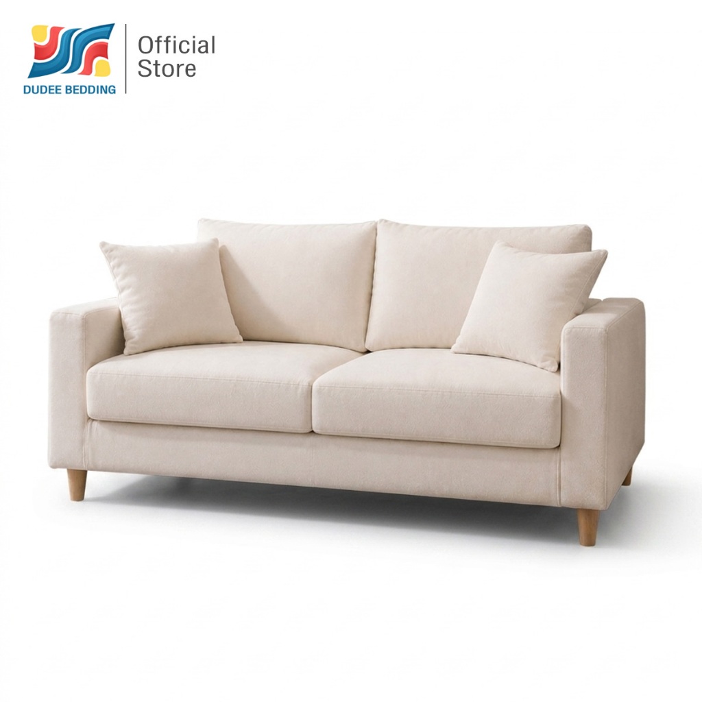 Dudee Bedding โซฟา เบาะผ้ากำมะหยี่เกาหลีนุ่มแน่นนั่งสบาย ใช้ในคอนโดหรือภายในบ้าน