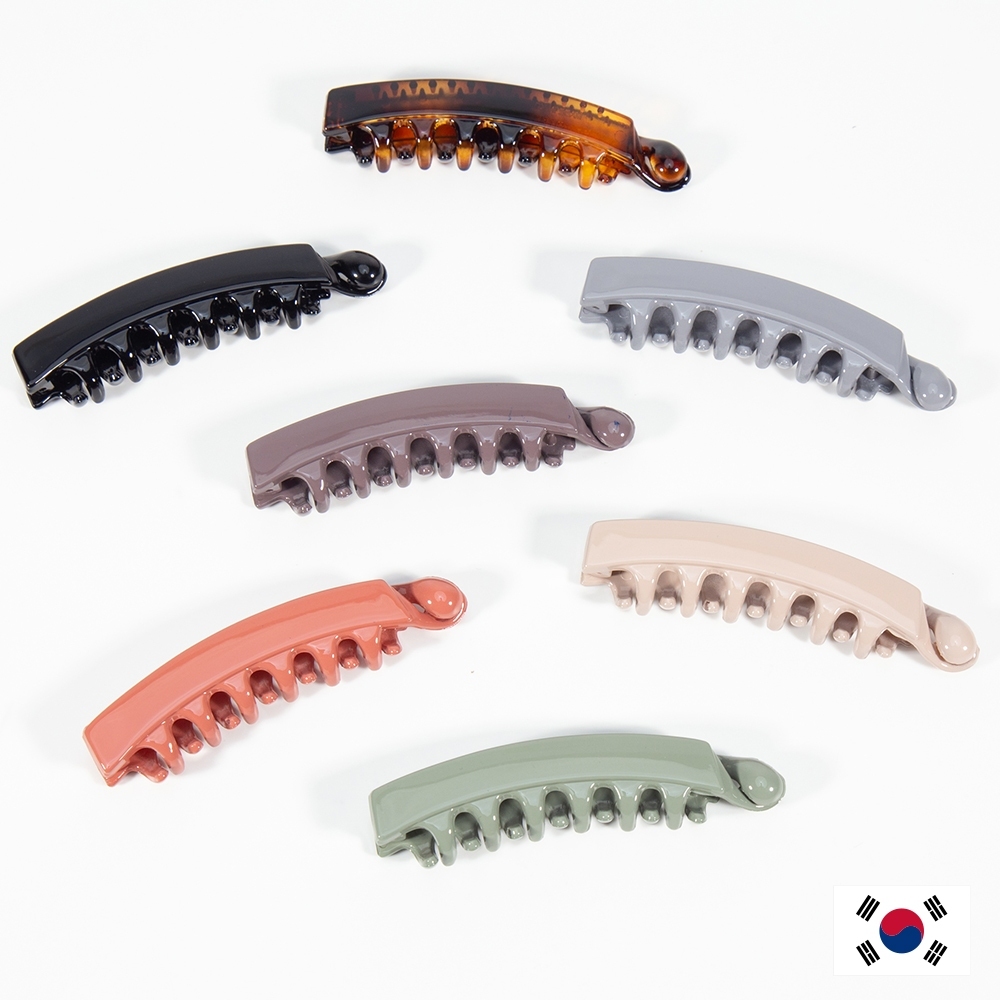 กิ๊บหนีบผมทรงกล้วย Made In Korea หนีบผมได้แน่น ไม่หลุด ขนาด 8 cm.