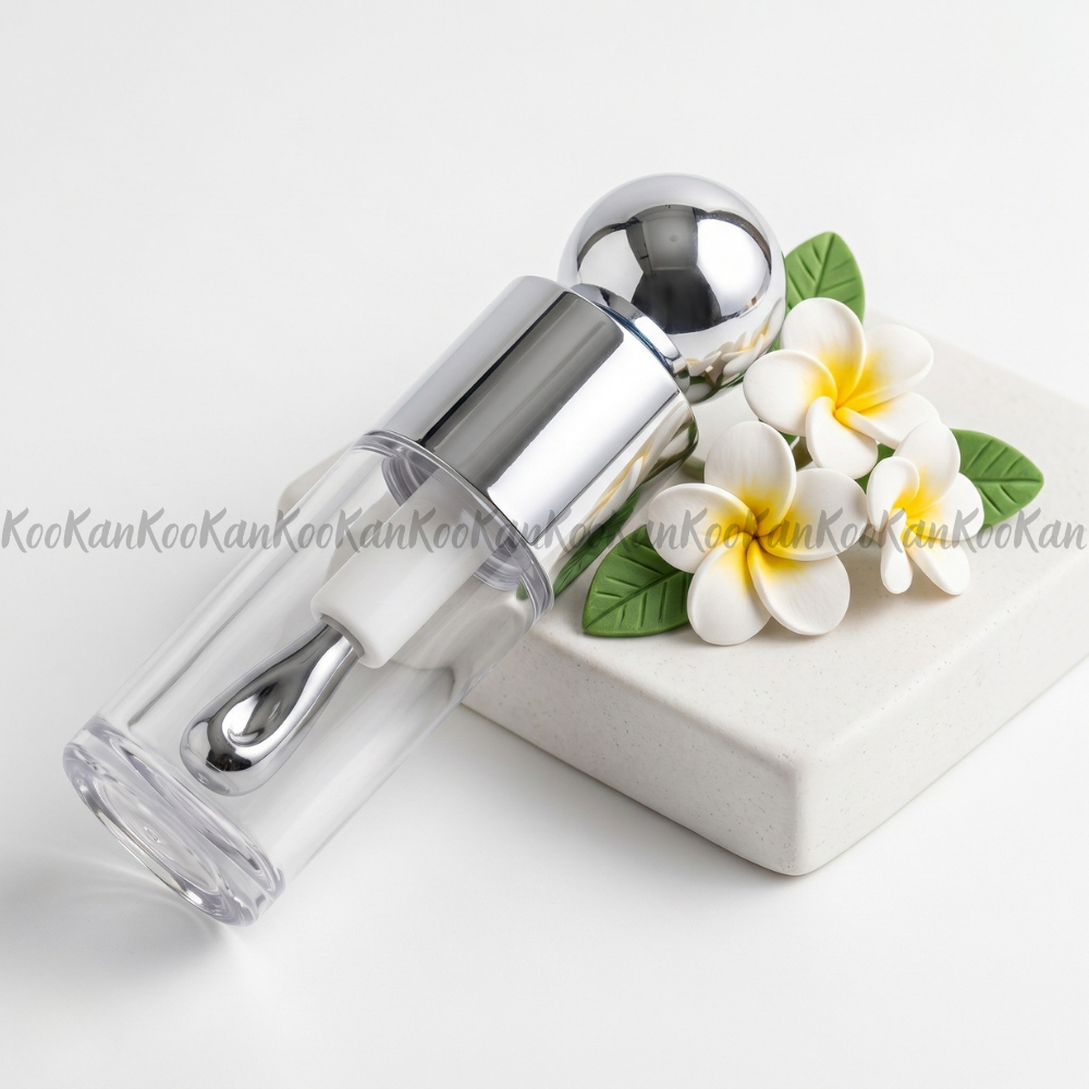 พร้อมส่ง หลอดลิป หลอดคอนซิลเลอร์ หลอดเครื่องสำอาง แปรงเหล็กใหญ่ ขนาด 4 ml