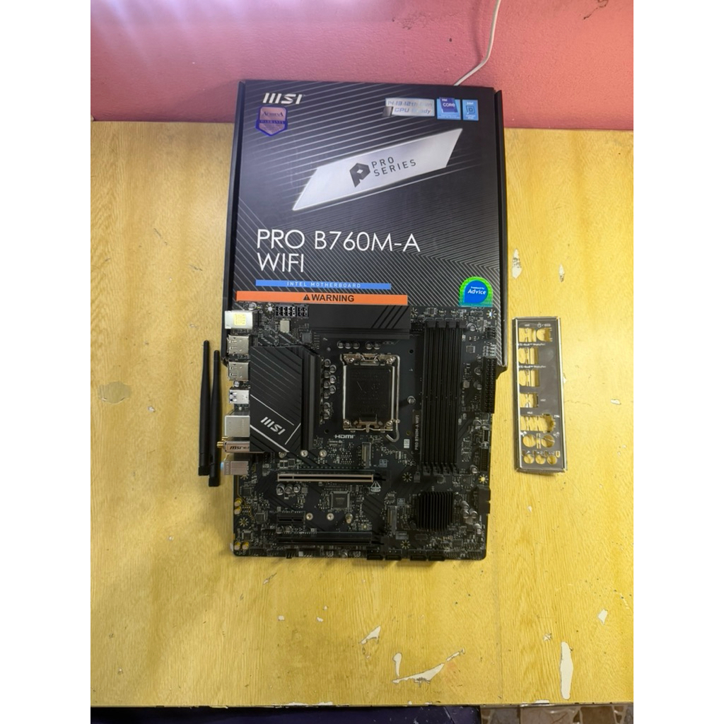 ขายMBมือสอง MSI PRO B760M-A WIFI DDR5 LGA1700