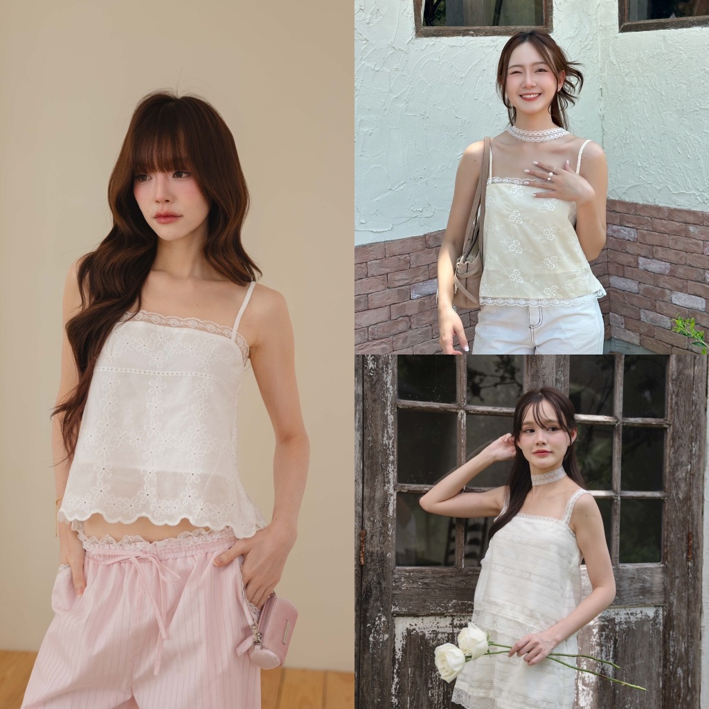 LILGLORY Aimee Top เสื้อสายเดี่ยว (เฉพาะเสื้อ)