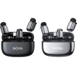 BOYA mini 2 ไมค์โครโฟนไร้สายตัดเสียงรบกวน ขนาดเล็กใช้งานง่าย มีเคสชาร์จ ประกันศูนย์ไทย