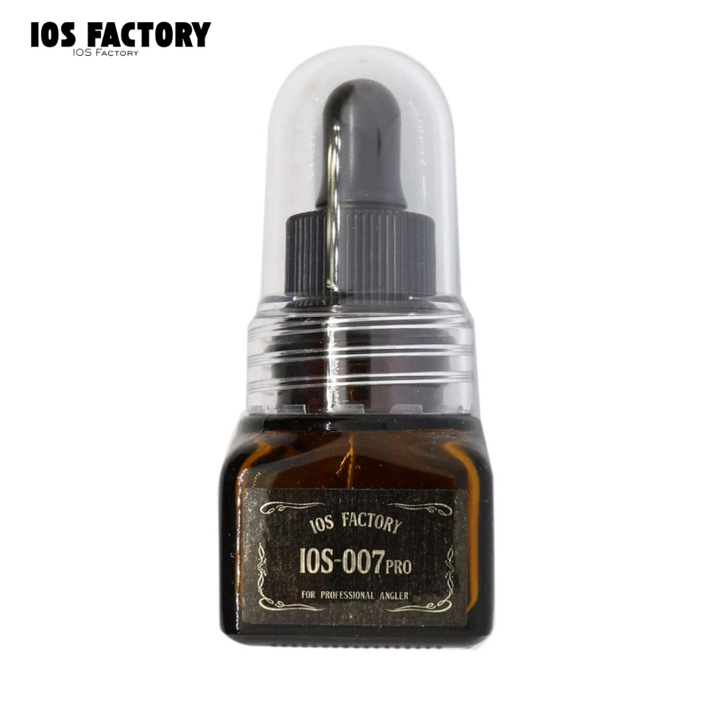 น้ำมันหล่อลื่นรอกตกปลา IOS Factory IOS-007 PRO Oil ชนิดนี้มีความหนืดต่ำกว่าน้ำมัน IOS-01 ที่ขายดีมาน