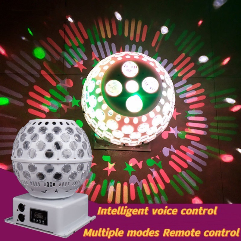 LED Disco Ball Light ลูกบอลไฟแอลอีดี โคมไฟลูกบอล ไฟLEDหมุนได้360องศา ไฟดิสโก้ปาร์ตี้ พร้อมรีโมทย์ควบคุม