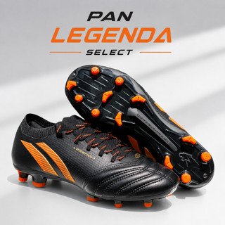 PAN รองเท้าฟุตบอล LEGENDA สีใหม่ล่าสุด AO BLACK/ORANGE ของแท้จากแบรนด์ รองเท้าสตั๊ด พร้อมส่ง