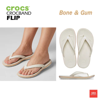 [แตะที่พร้อมทุกสถานการณ์] CROCS Crocband - Flip ใส่สบาย รองเท้าแตะ หูคีบ คร็อคส์ แท้ รุ่นฮิต ได้ทั้งชายหญิง