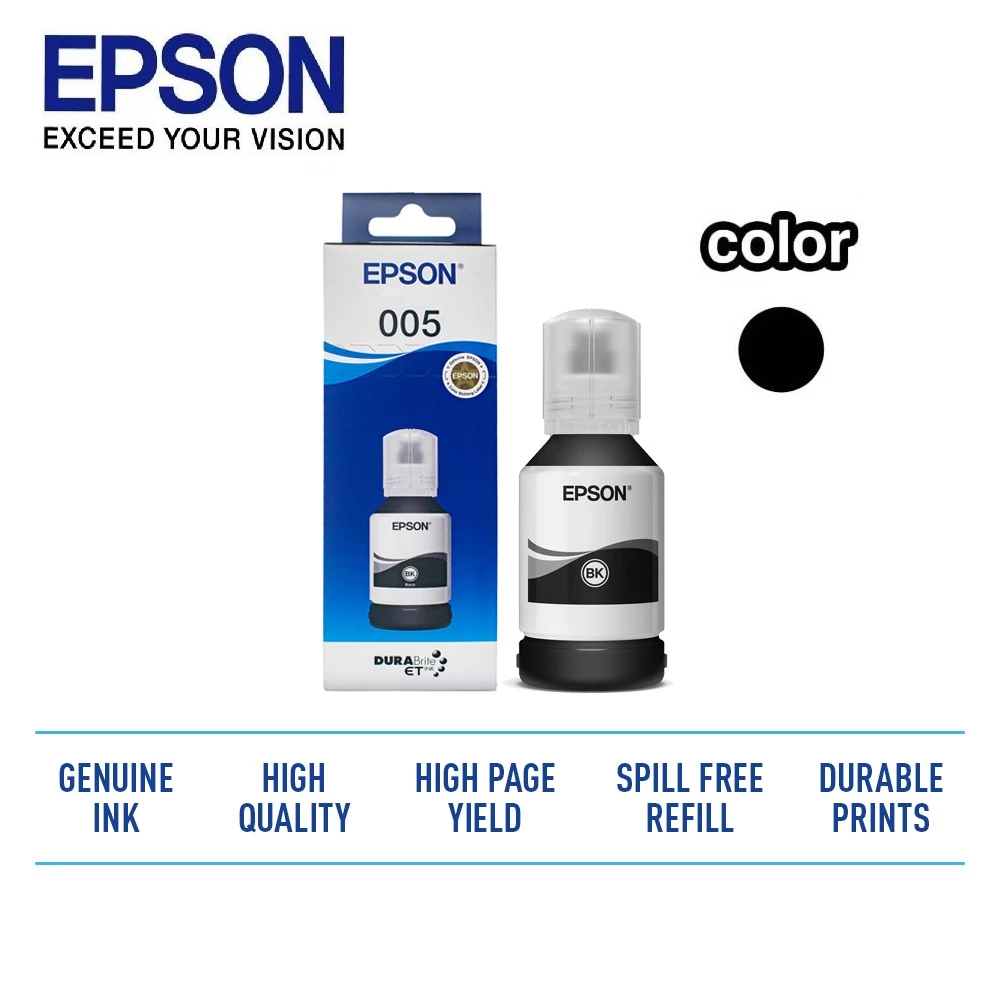Epson 005 ขวดหมึก - สีดำพิกเมนต์